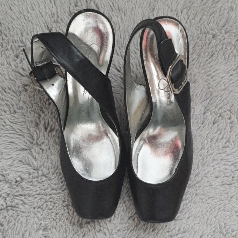 Jessica Simpson sling back pumps